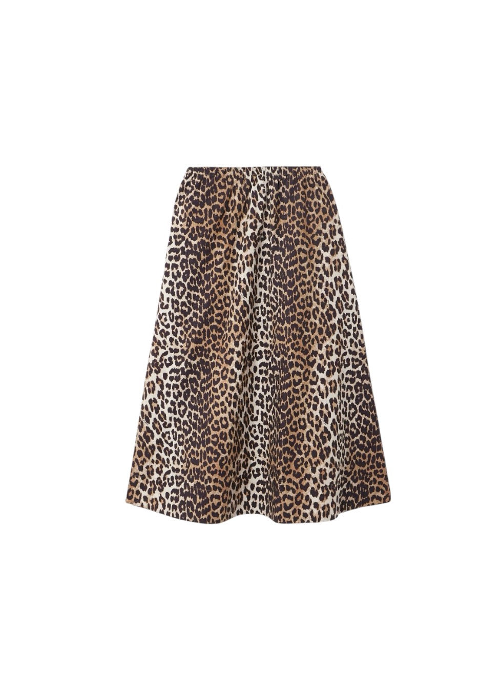 Ganni Leopard Skirt