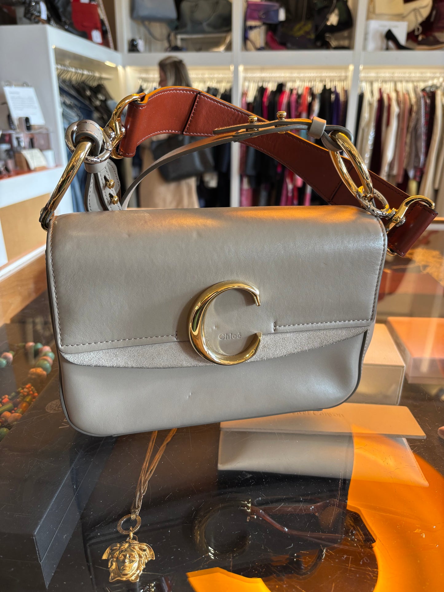 Chloe C Double Carry Bag