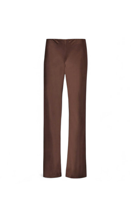 Frame Chocolate Silk Trousers