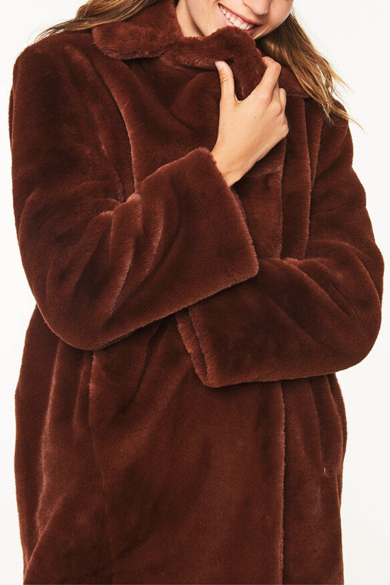 Ba&sh Faux Fur Coat