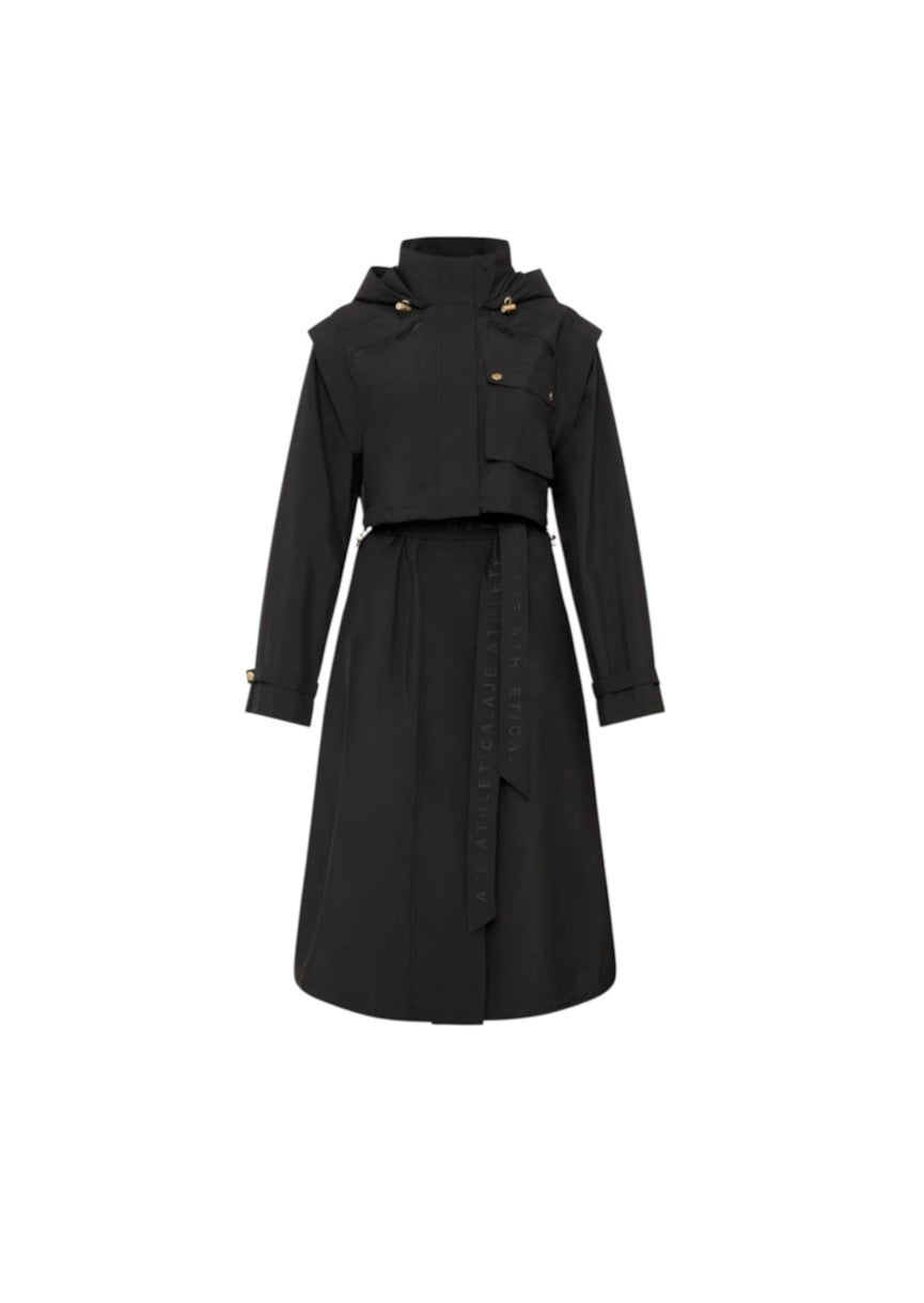 Aje Athletica Black Convertable Trench