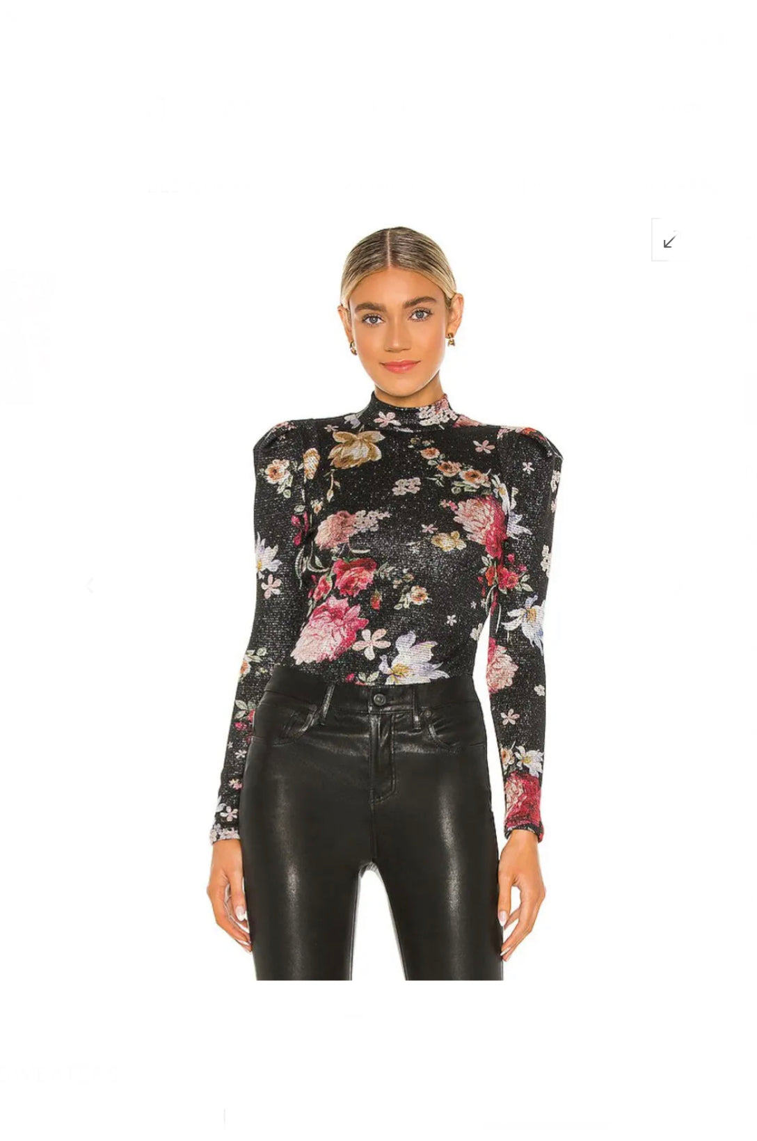 Load image into Gallery viewer, Smythe Floral Shimmer Top
