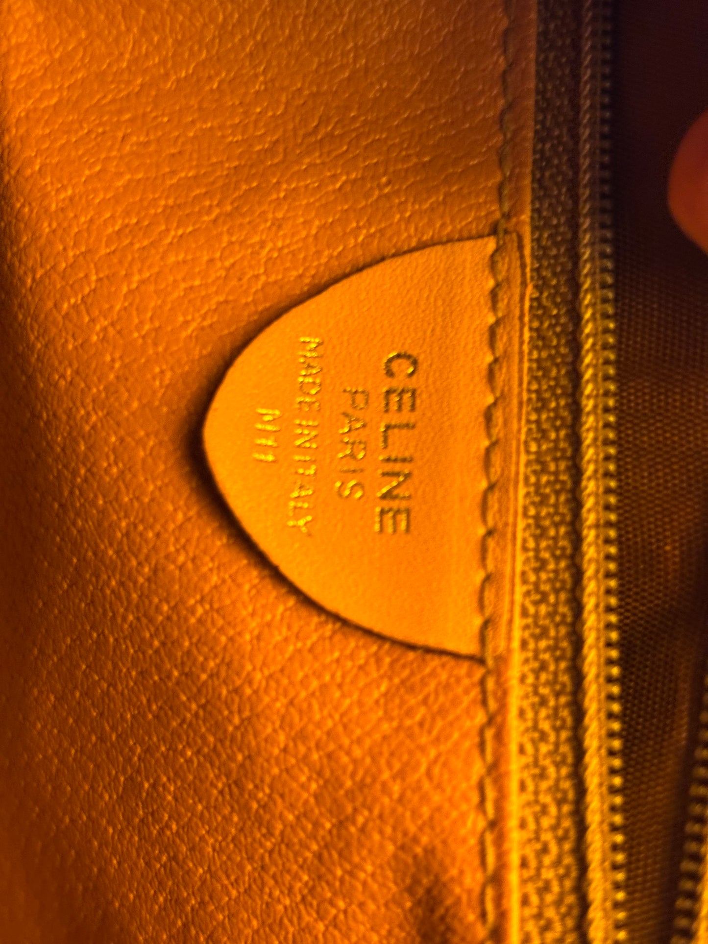 Celine Vintage Beige Macadam Bag