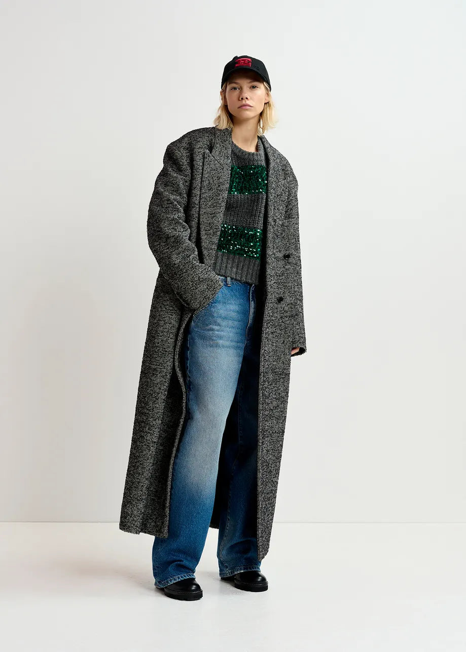 Essentiel Antwerp Herringbone Coat