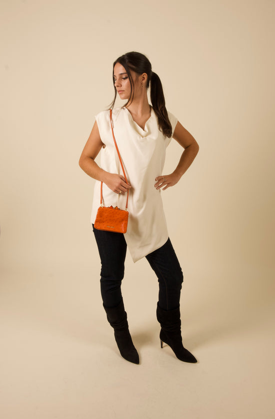 Celine (Phoebe Philo era) Cream Drape Top