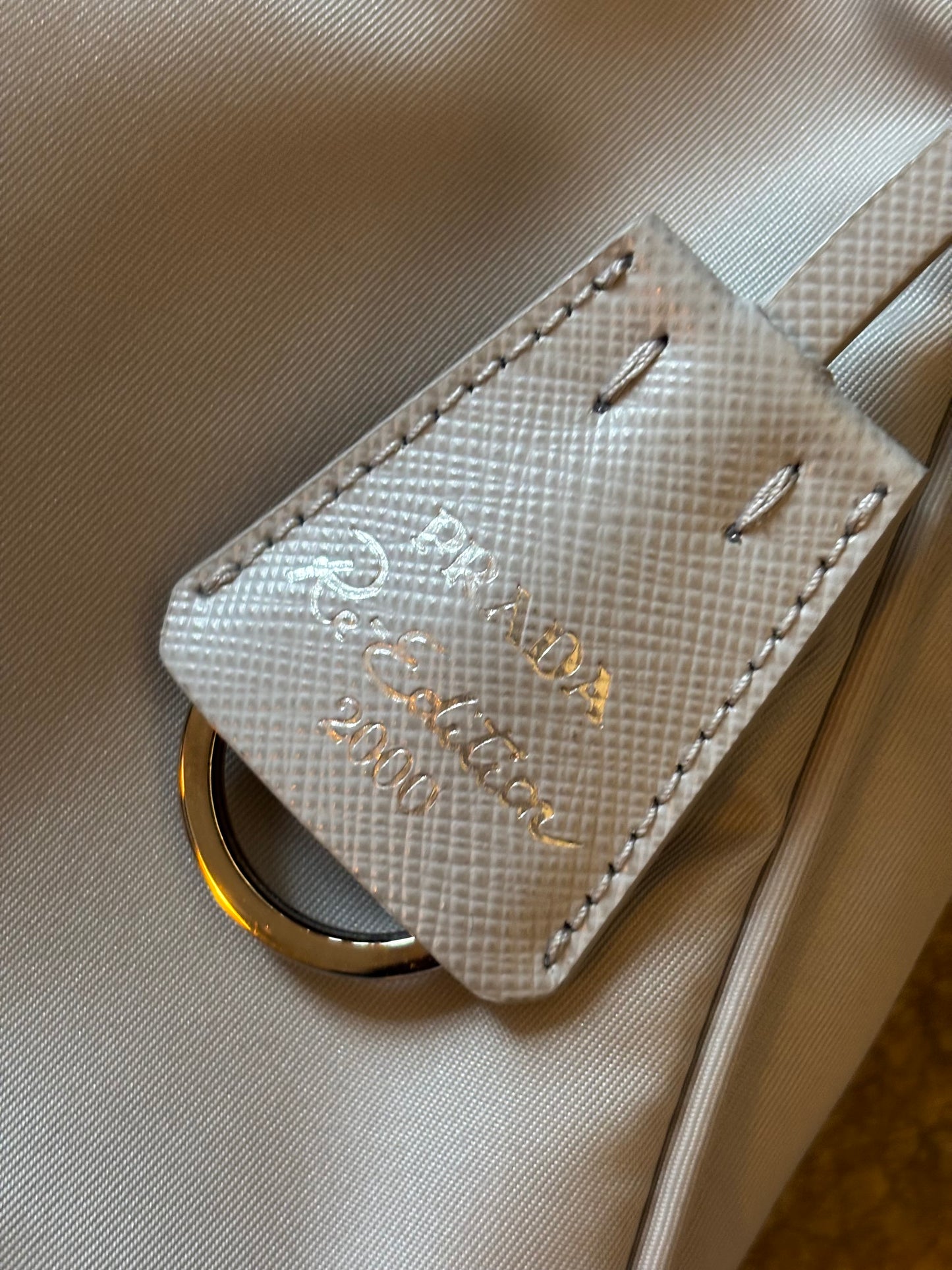 Prada Grey 2005 Re-Edition Nylon Bag
