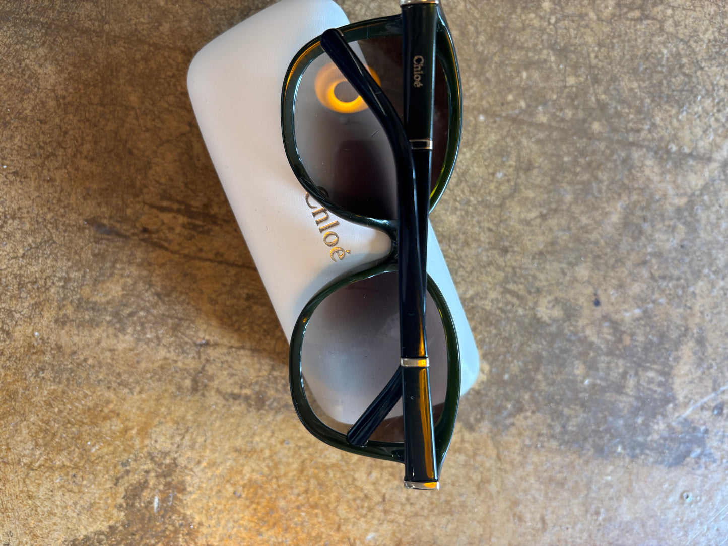 Chloe Dark Green Sunglasses