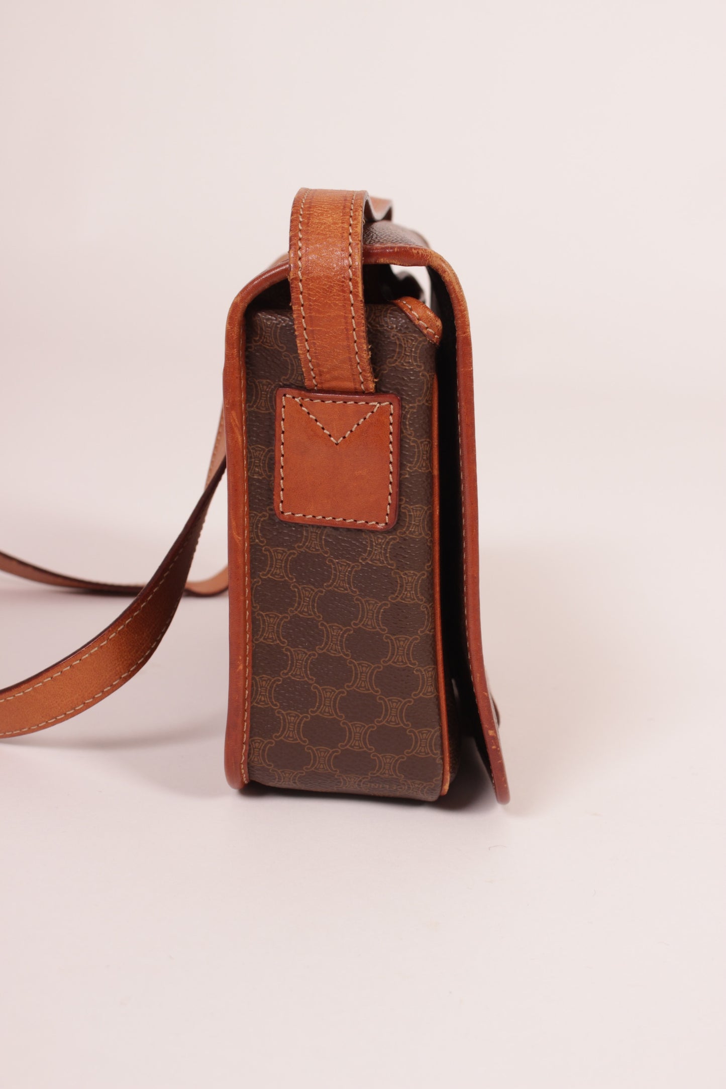 Vintage Celine Macadam Crossbody Bag