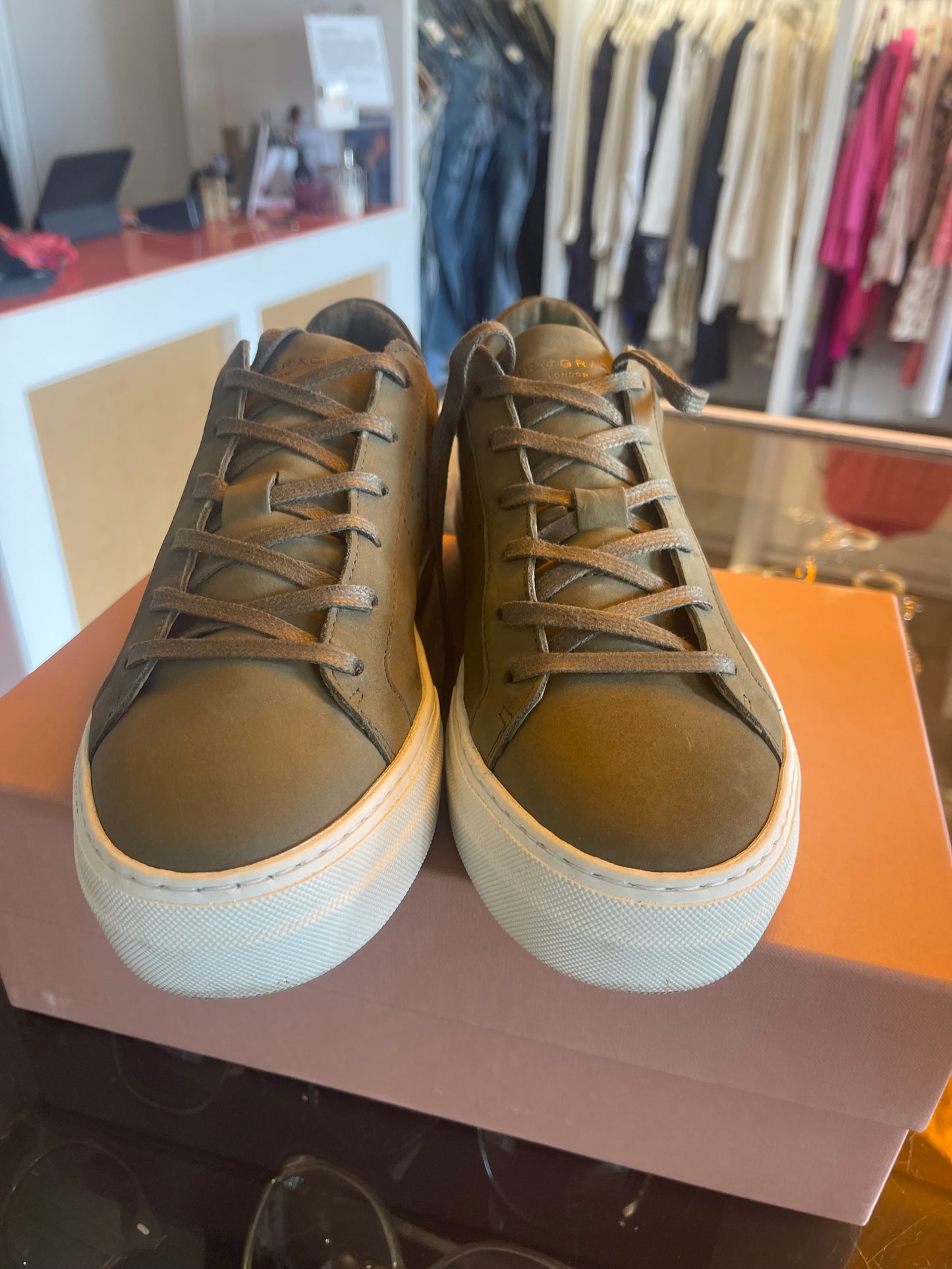 Air and Grace Khaki Trainers