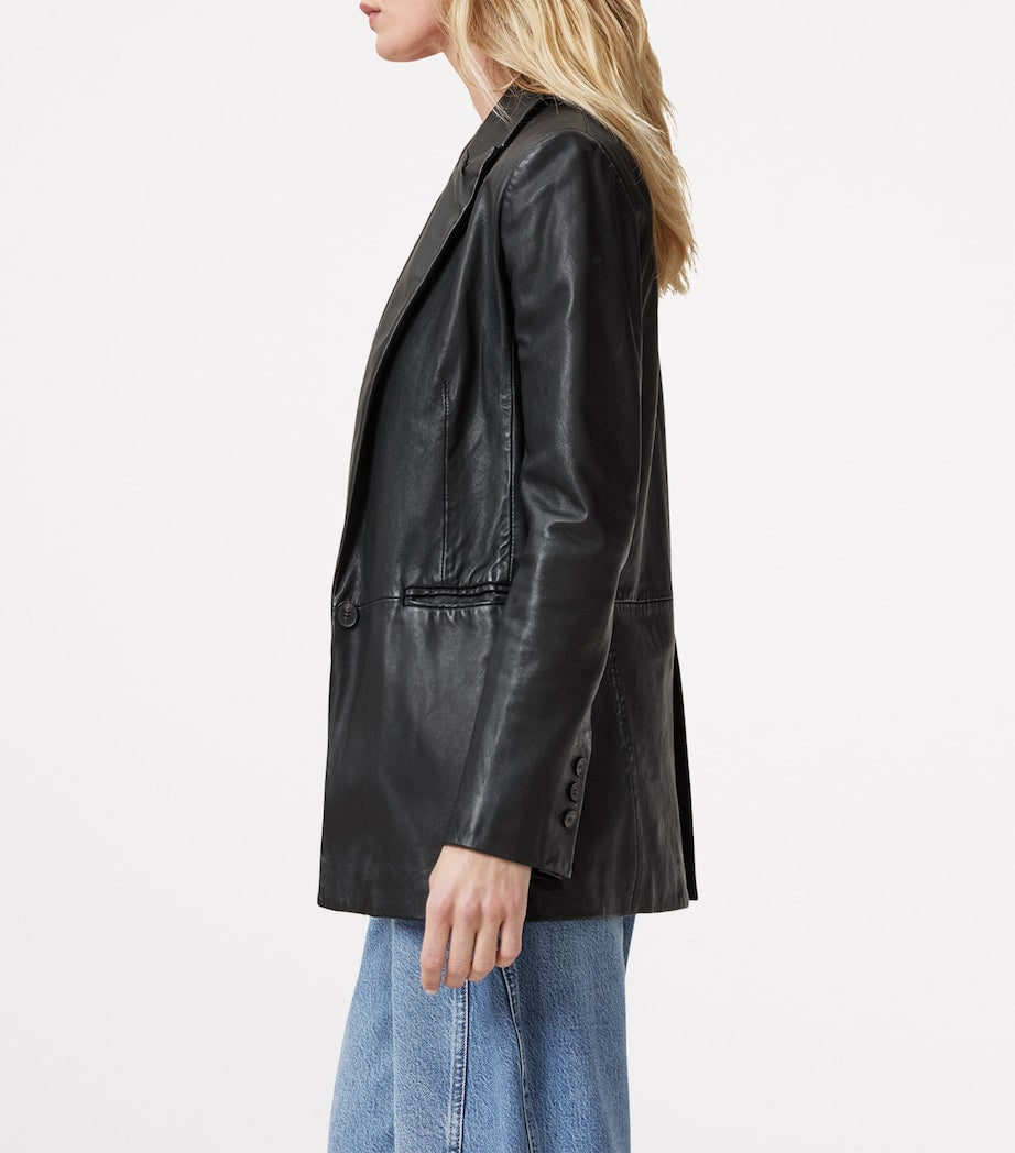 All Saints Deri Leather Blazer - current season