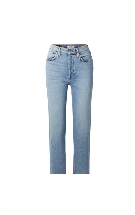 Re/Done 70s Ultra High Rise Stove Pipe Jeans