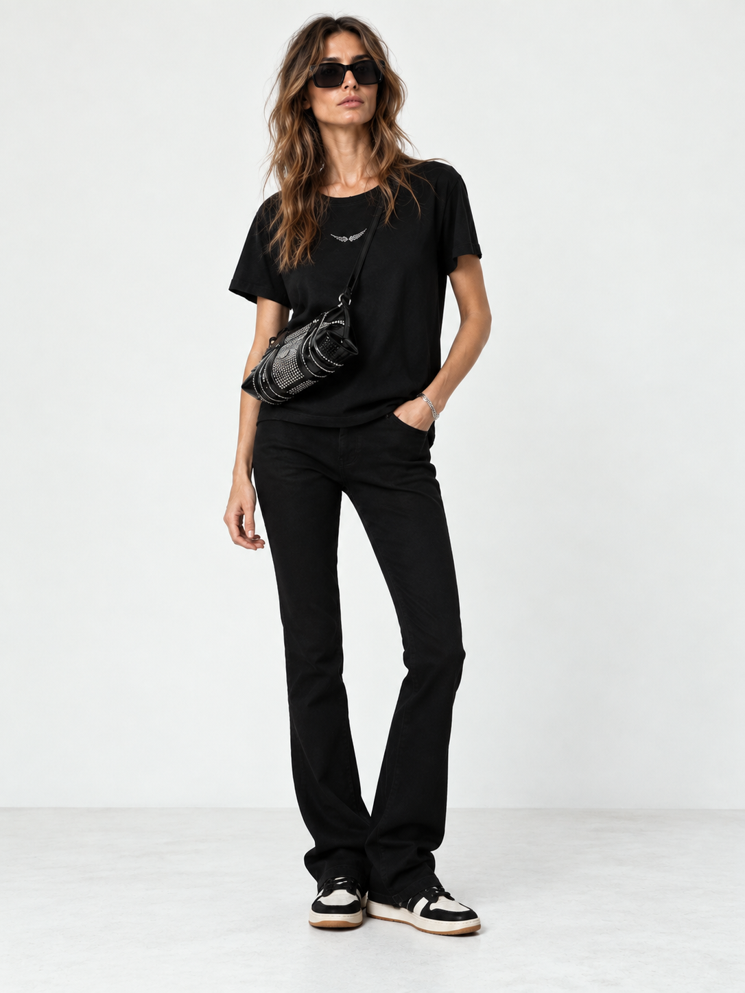 Sadie & Voltaire Crystal Wings T