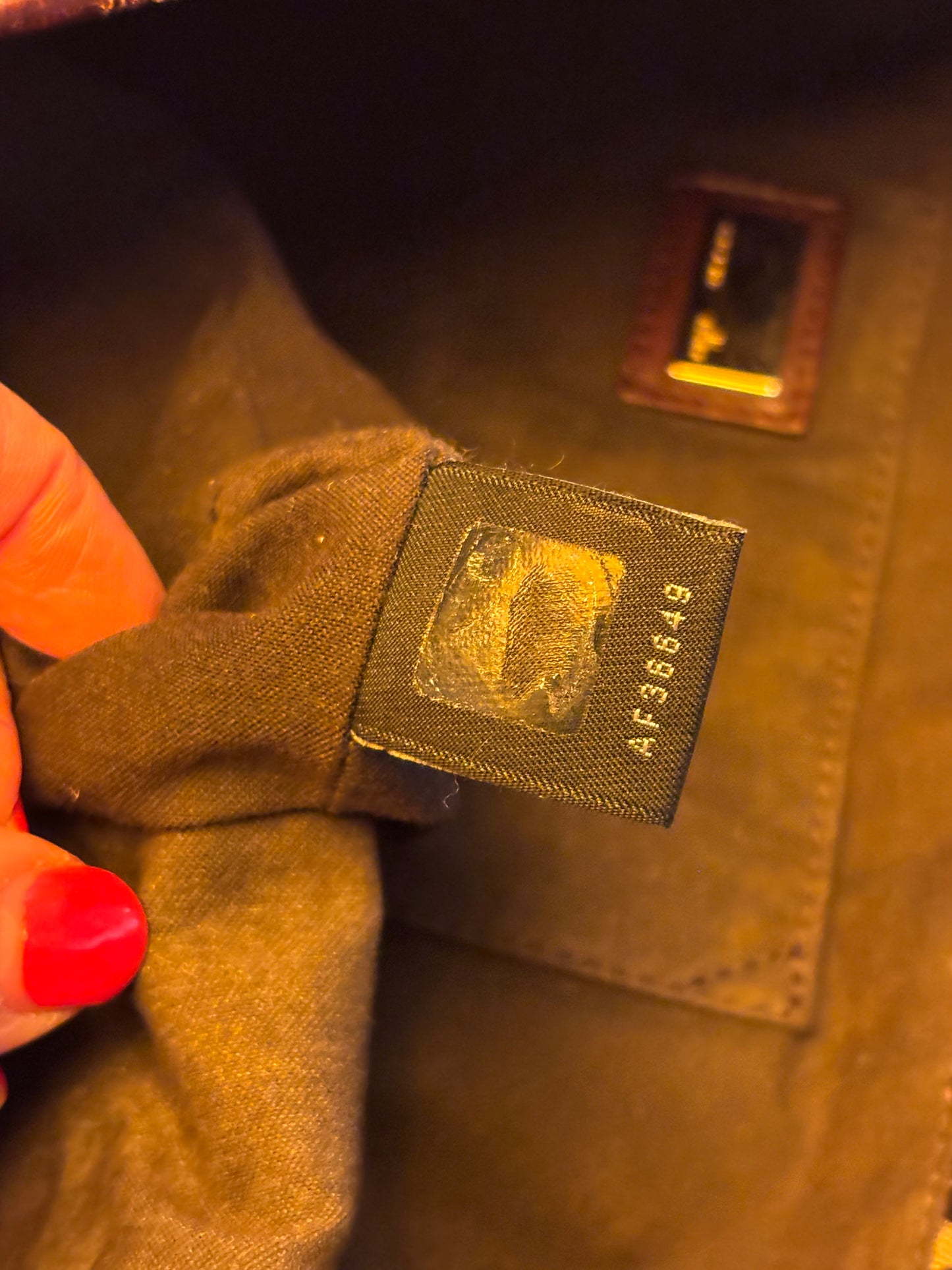 Fendi Zucchino Vintage Tote