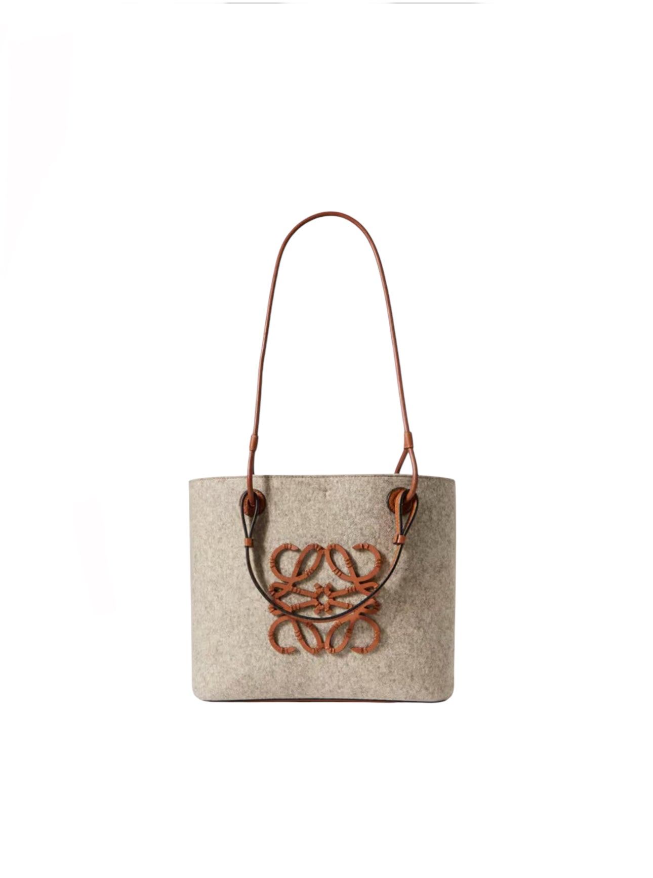 Loewe Sqaure Anagram Felt Basket Tote