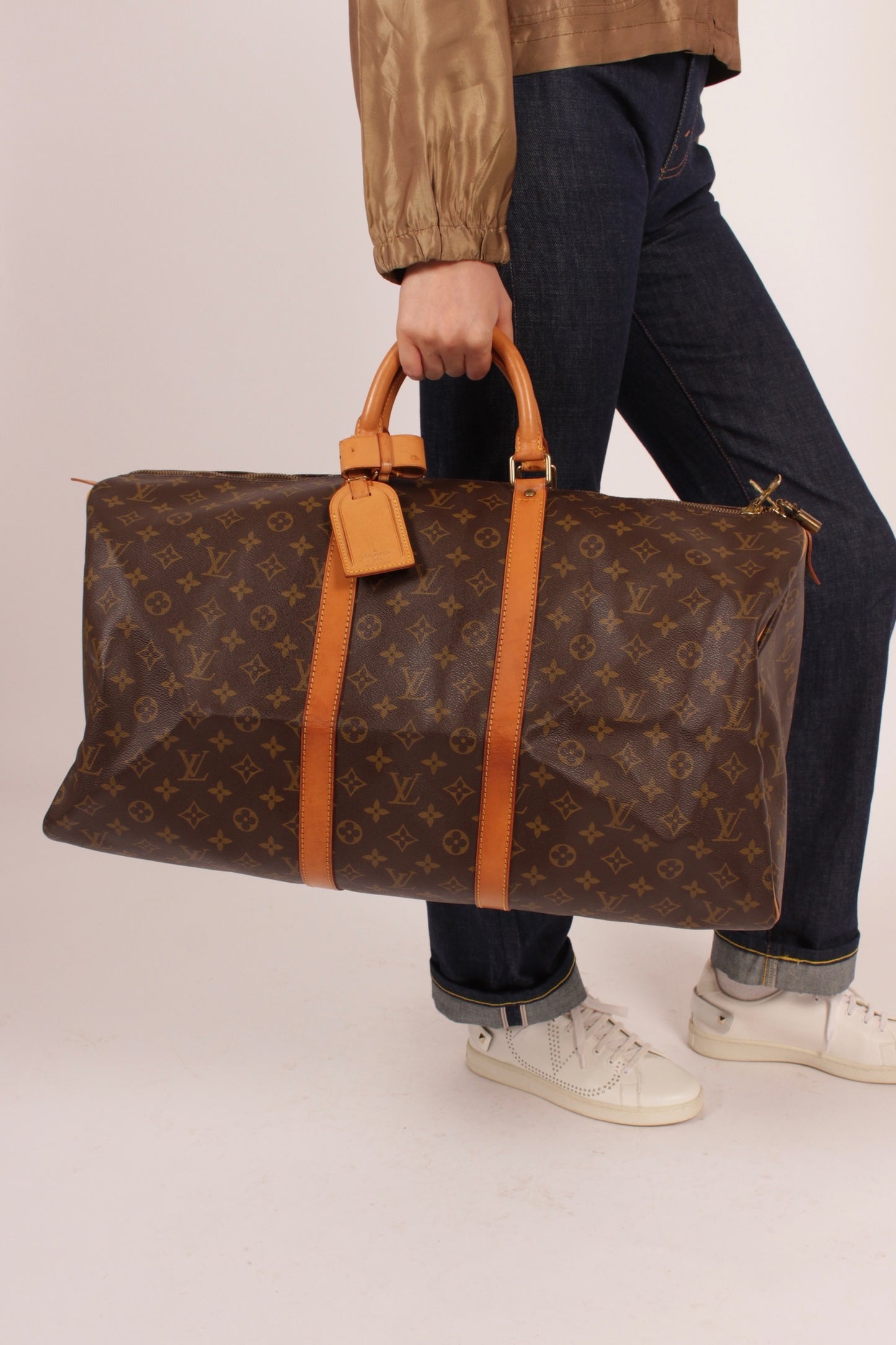 Louis Vuitton Speedy 55 Travel Bag