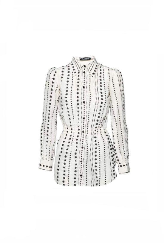 Dolce & Gabbana Star Silk Blouse