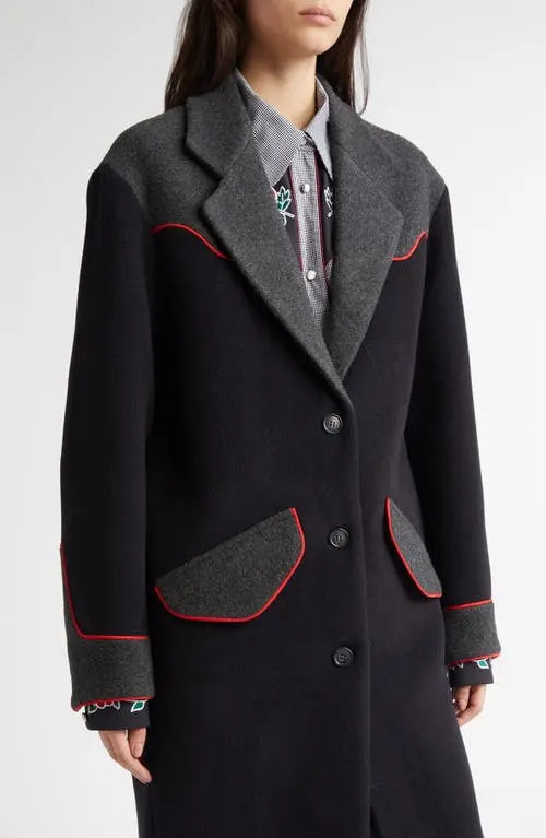 Molly Goddard Charlie Wool Coat