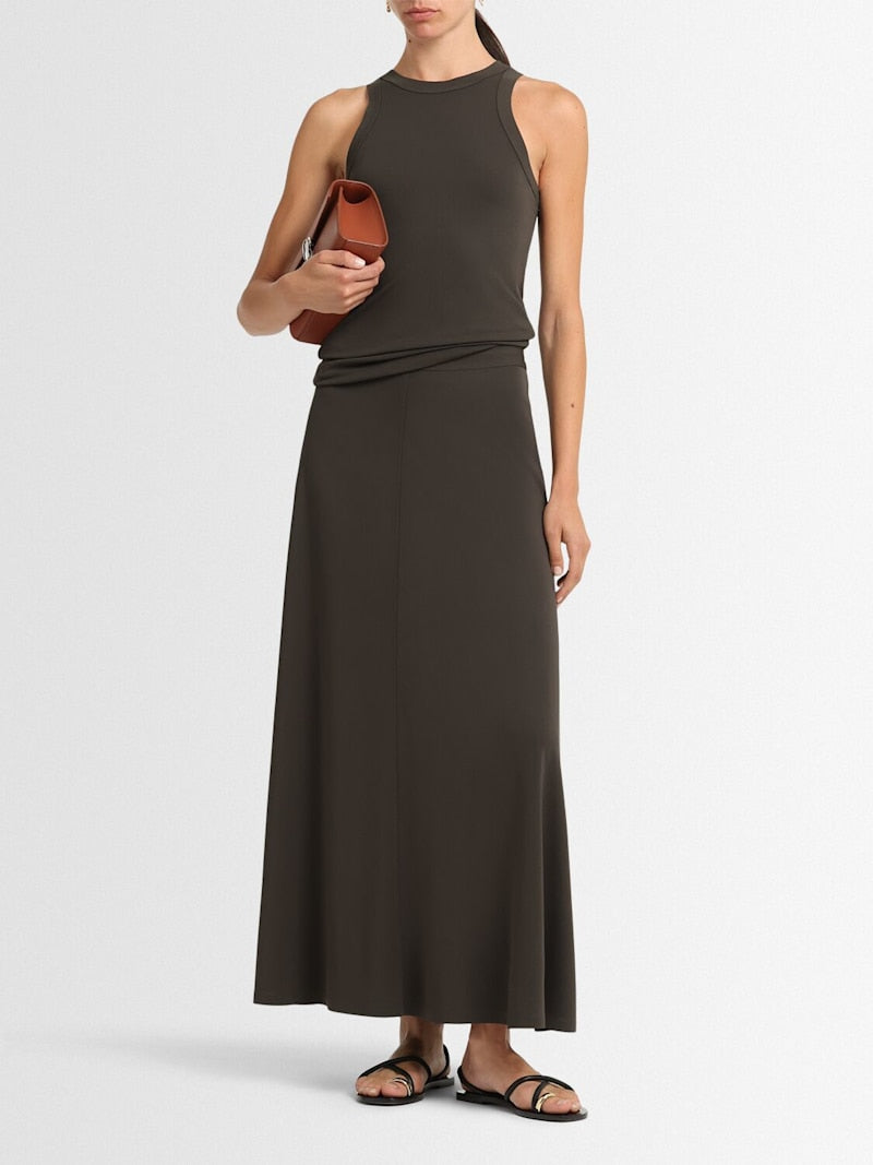 Toteme Chocolate Slinky Skirt
