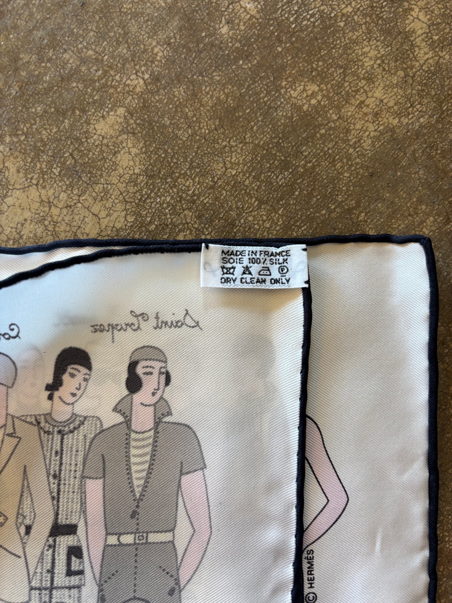 Hermes Les Sportives Silk Scarf