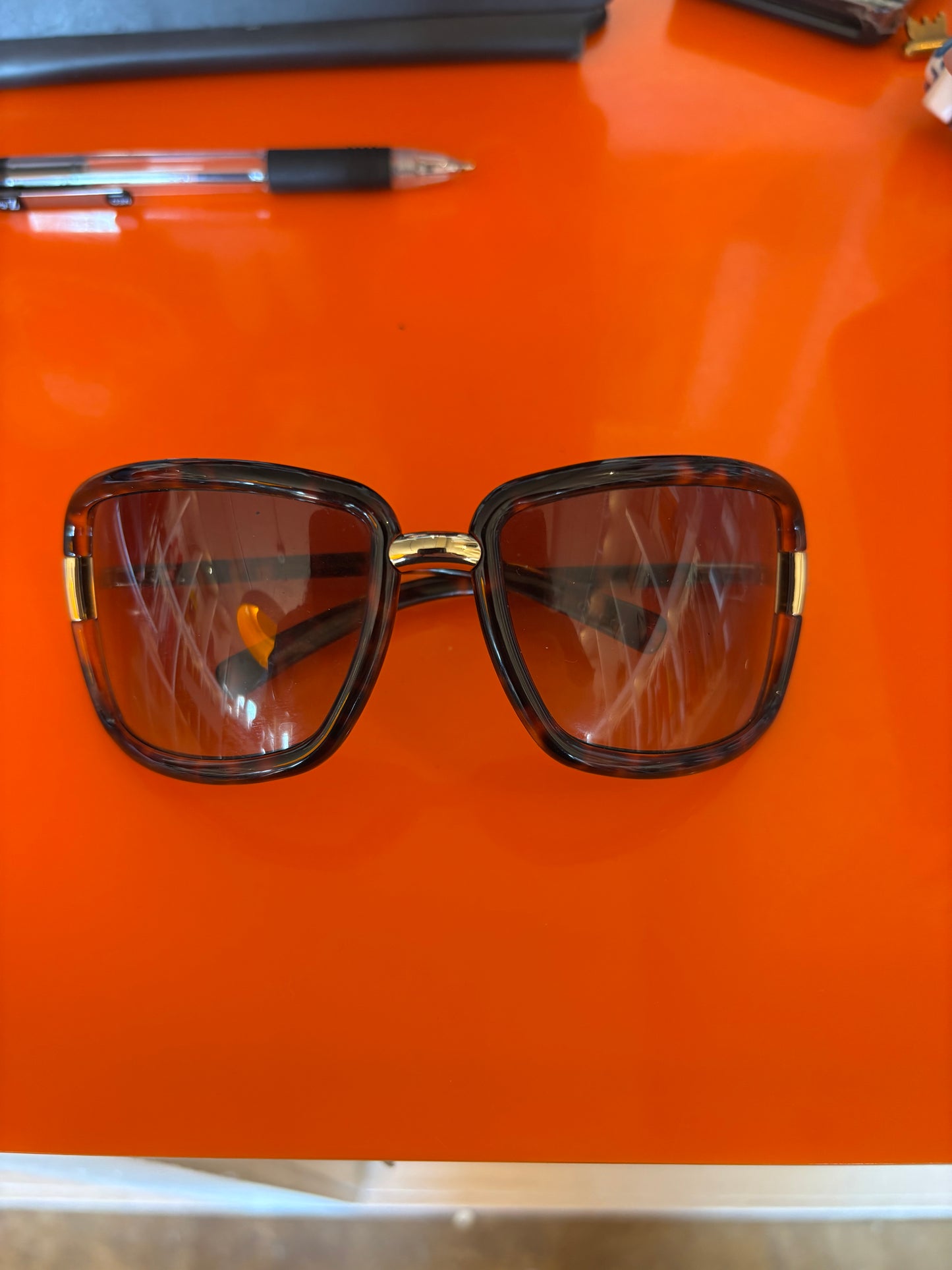 Vintage Gucci Tortoiseshell Sunglasses