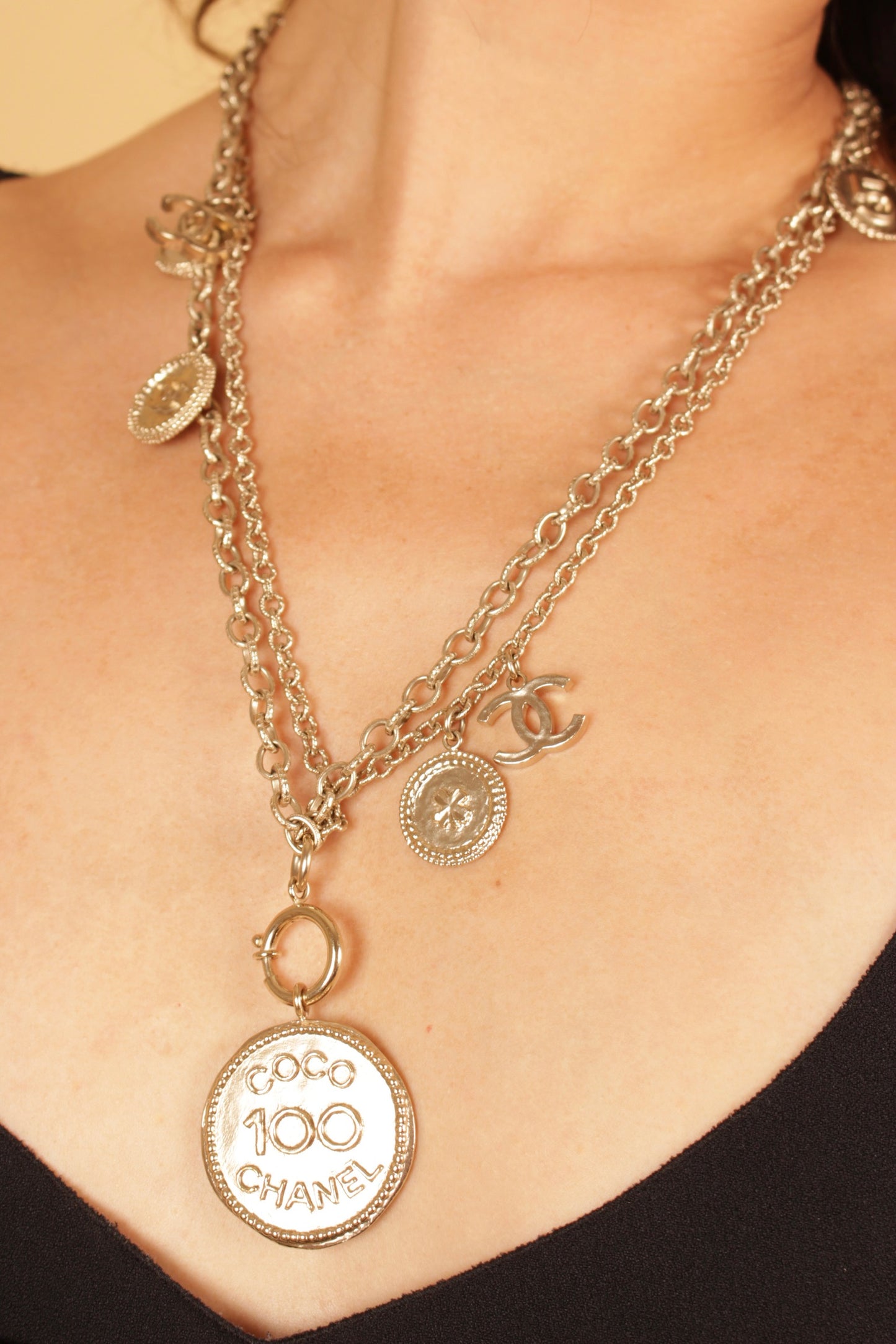 Chanel 100th Anniversary Coin Necklace