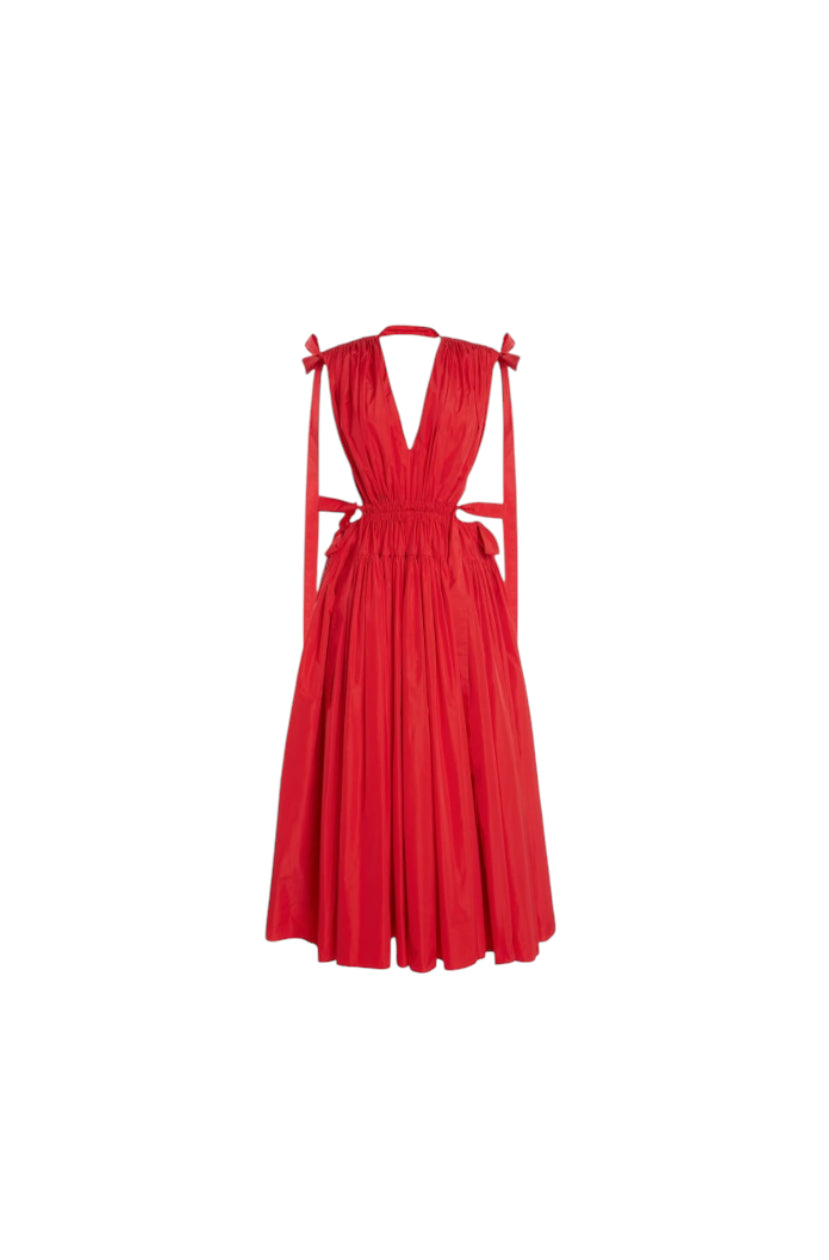 Alexander McQueen Red Taffeta Gown  - nwt