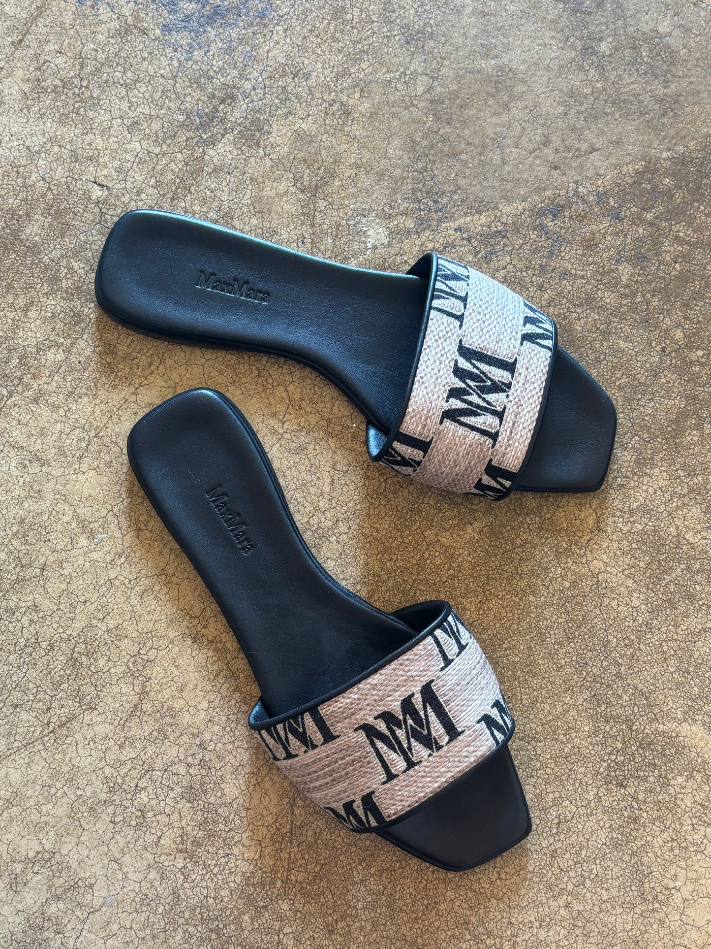Max Mara Logo Sandals