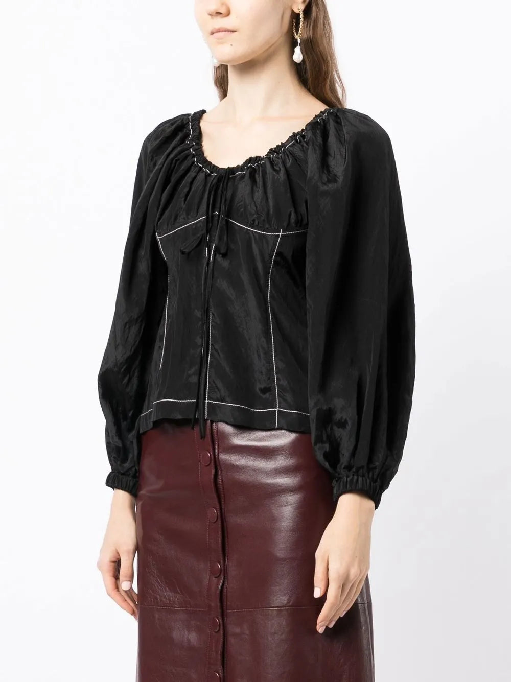 Rejina Pyo Black Kelley Blouse