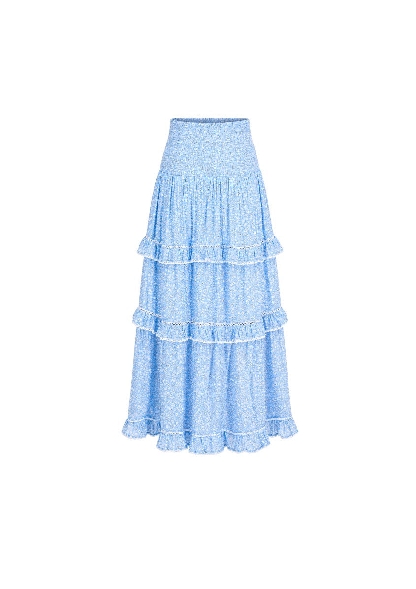 Sunday Saint Tropez Blue Skirt