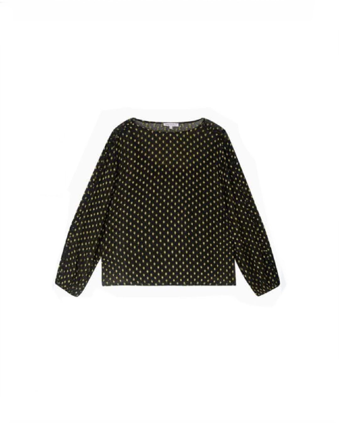 Lily & Lionel Black and Gold Chiffon Blouse - nwt