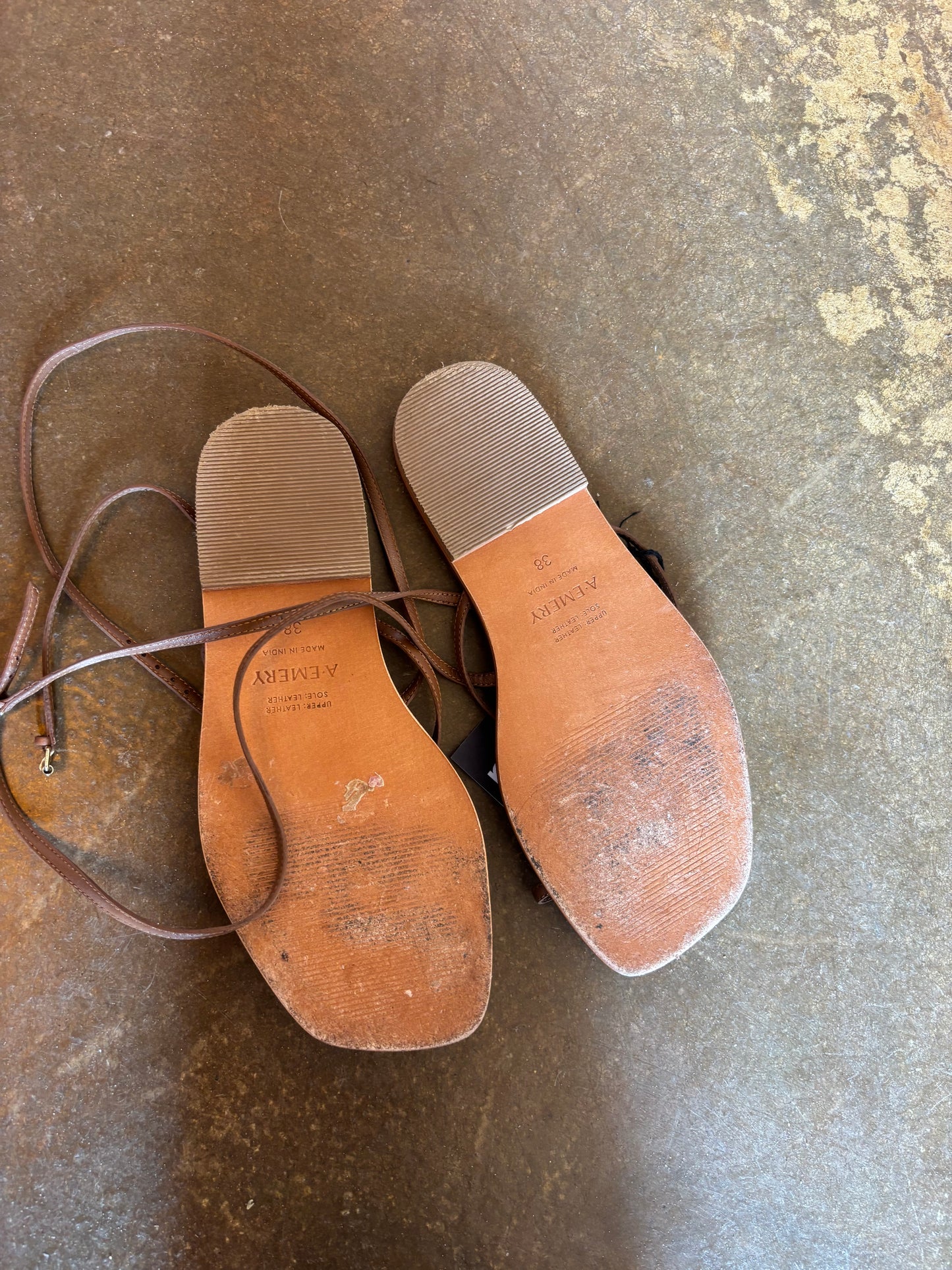 A. Emery Davis Leather Sandals