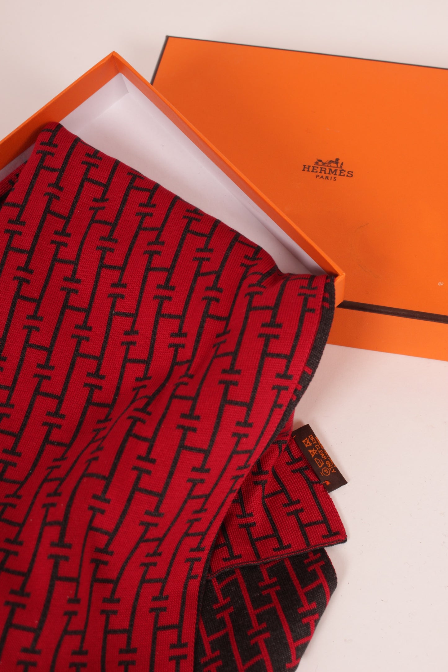 Hermes Silk Reversible Unisex Scarf