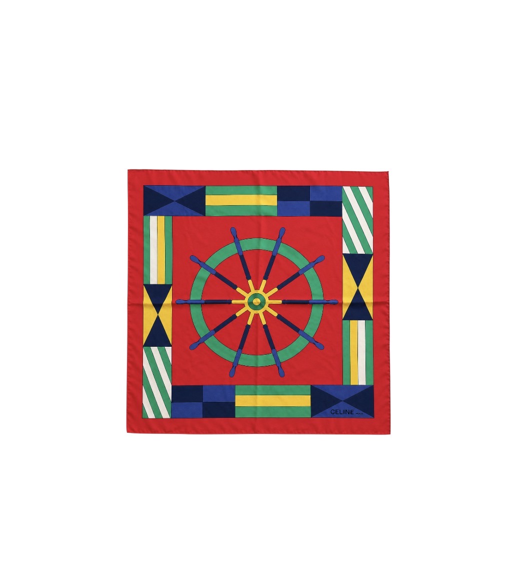 Vintage Celine Silk Scarf
