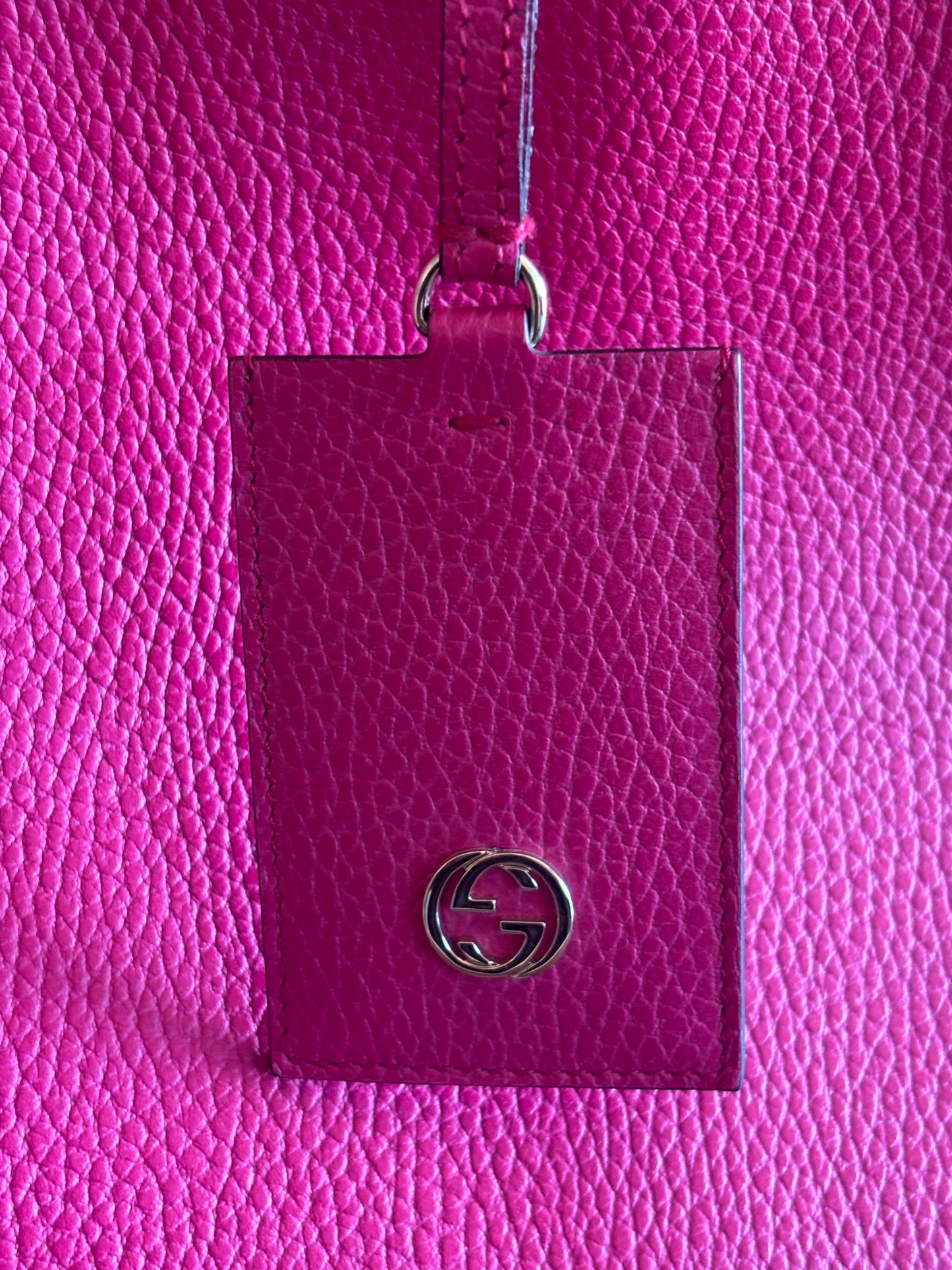 Gucci Pink Swing Tote