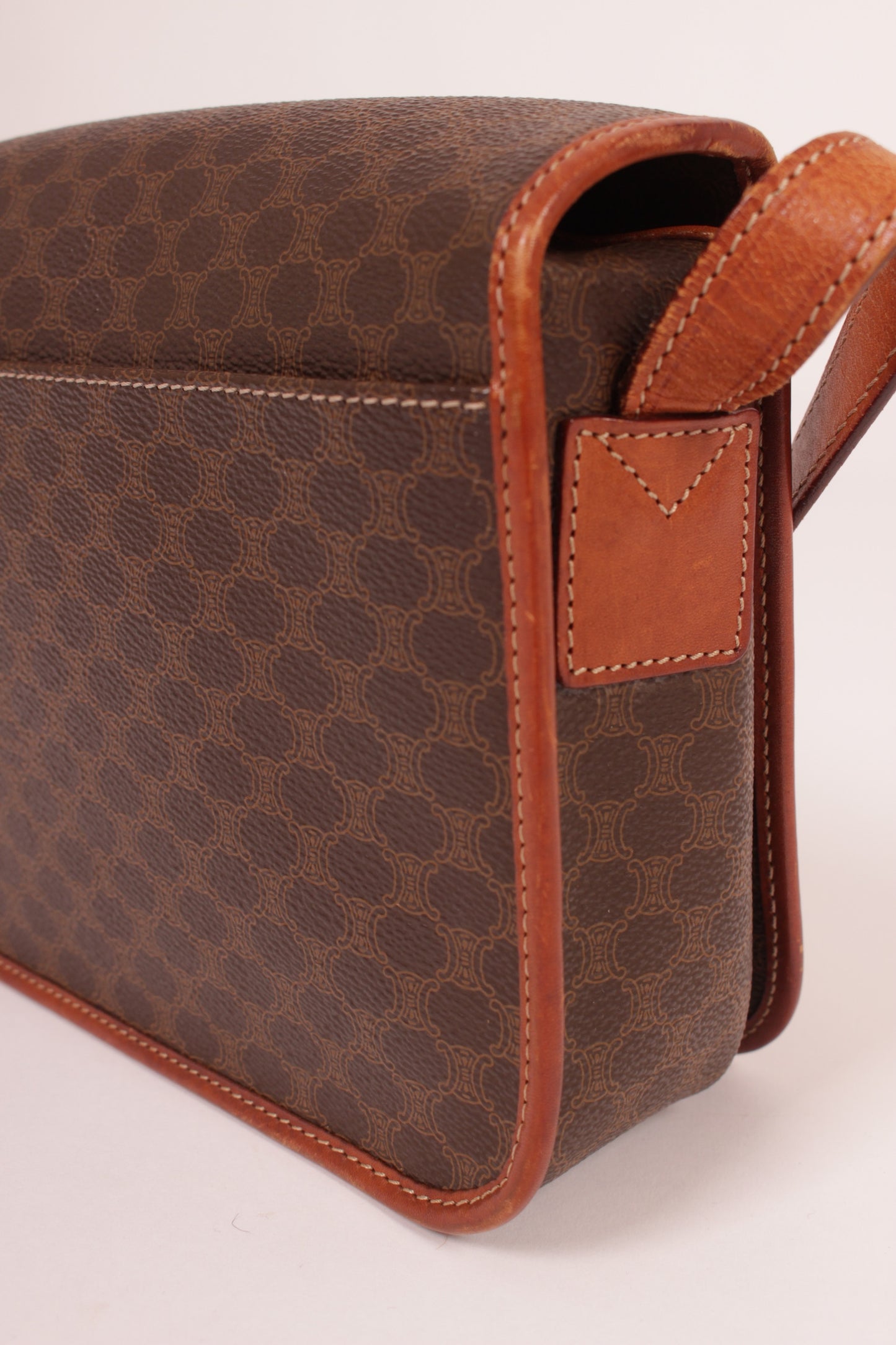 Vintage Celine Macadam Crossbody Bag