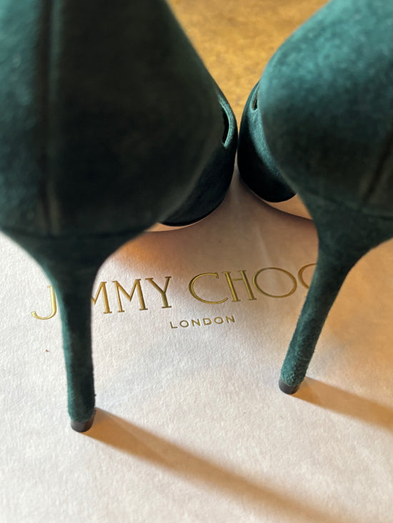 Jimmy Choo Dark Green Pumps