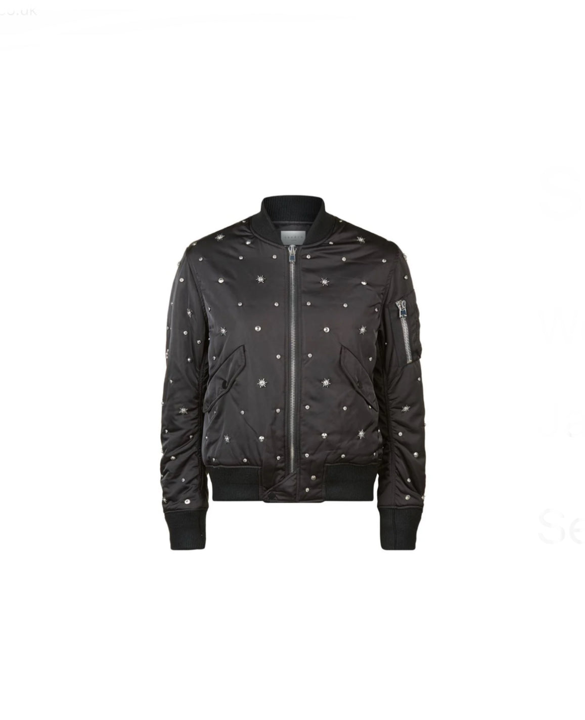 Sandro Satim Embellished Bomber