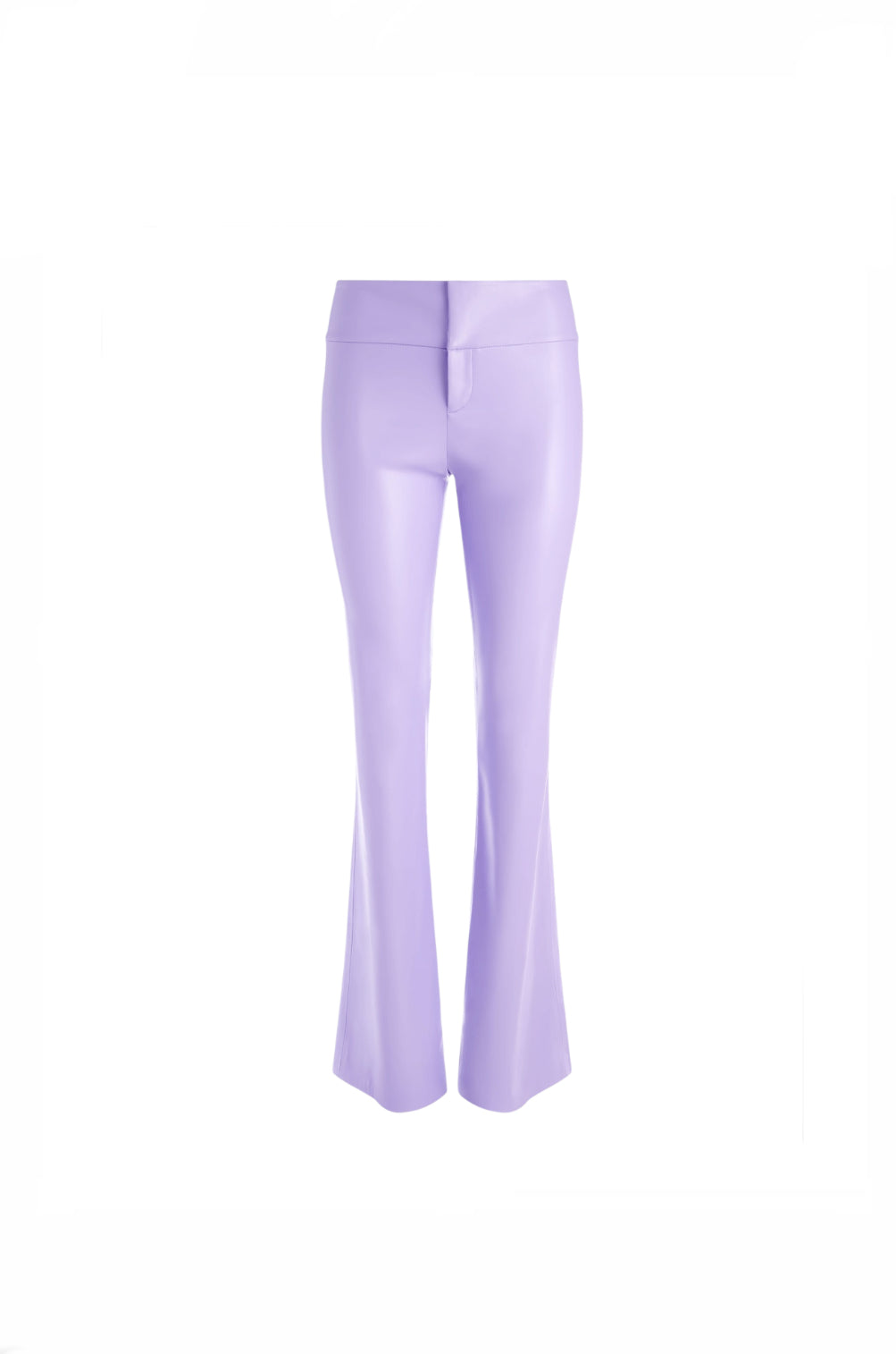 Alice + Olivia Pleather Lilac Trousers