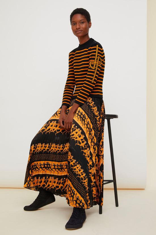 Patou Greek Pleated Skirt