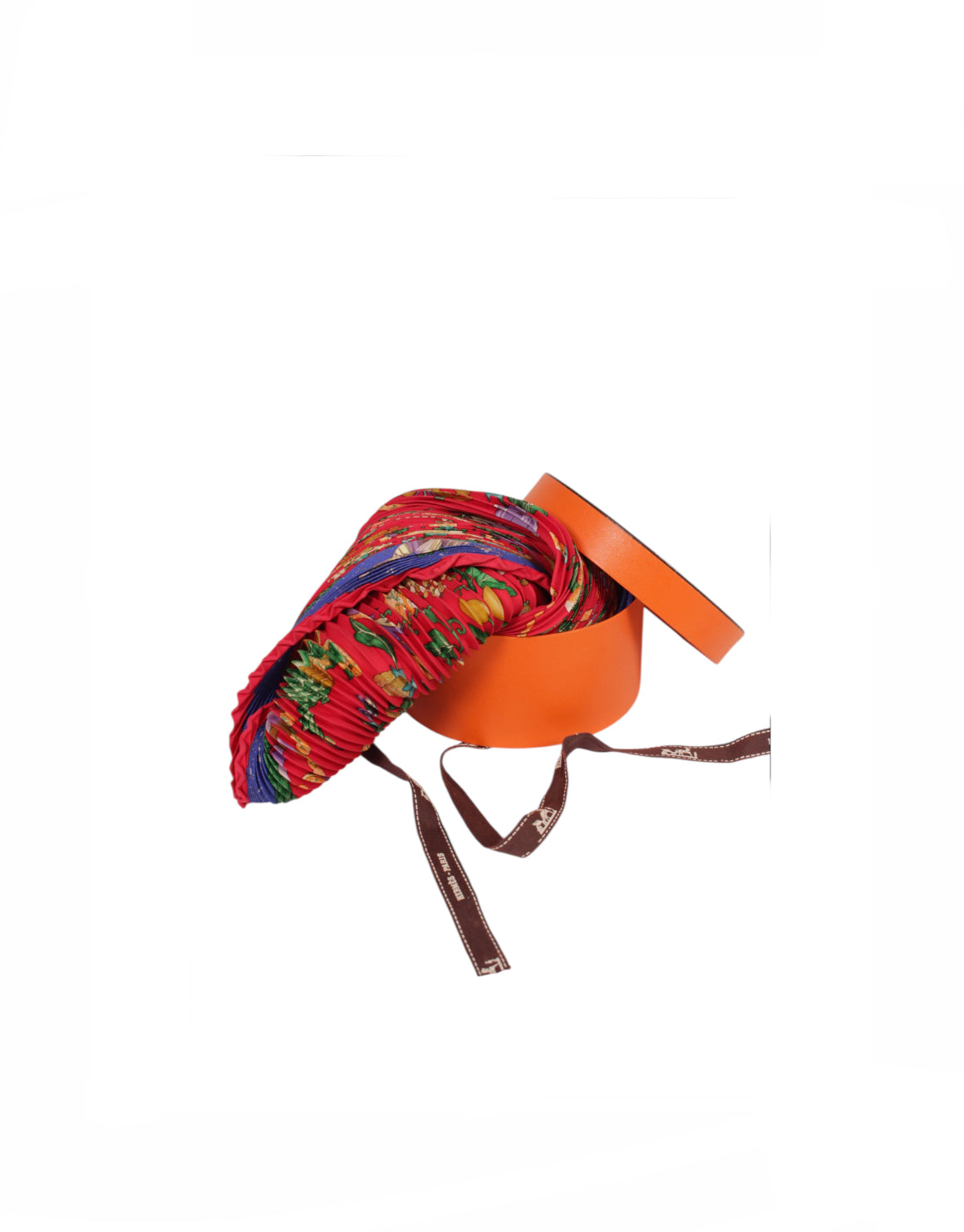 Hermes Vintage Pleated Scarf