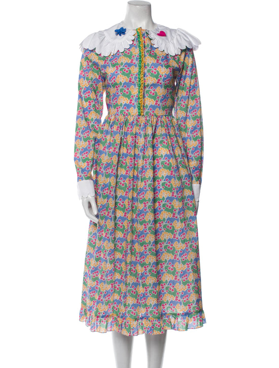 Horror Vacui Floral Dress
