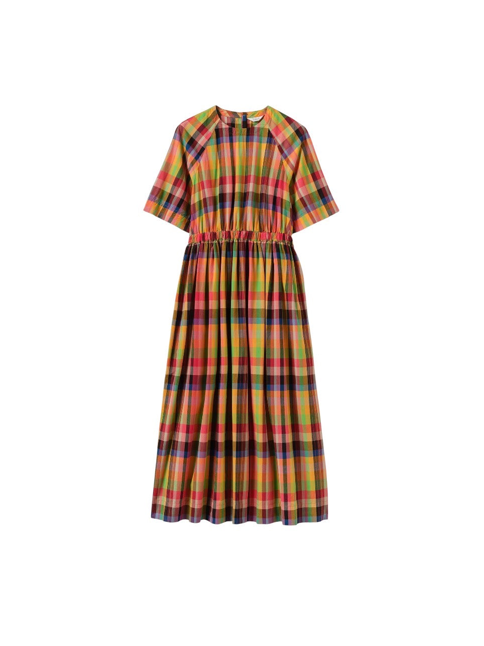 Toast Cotton Checked Dress