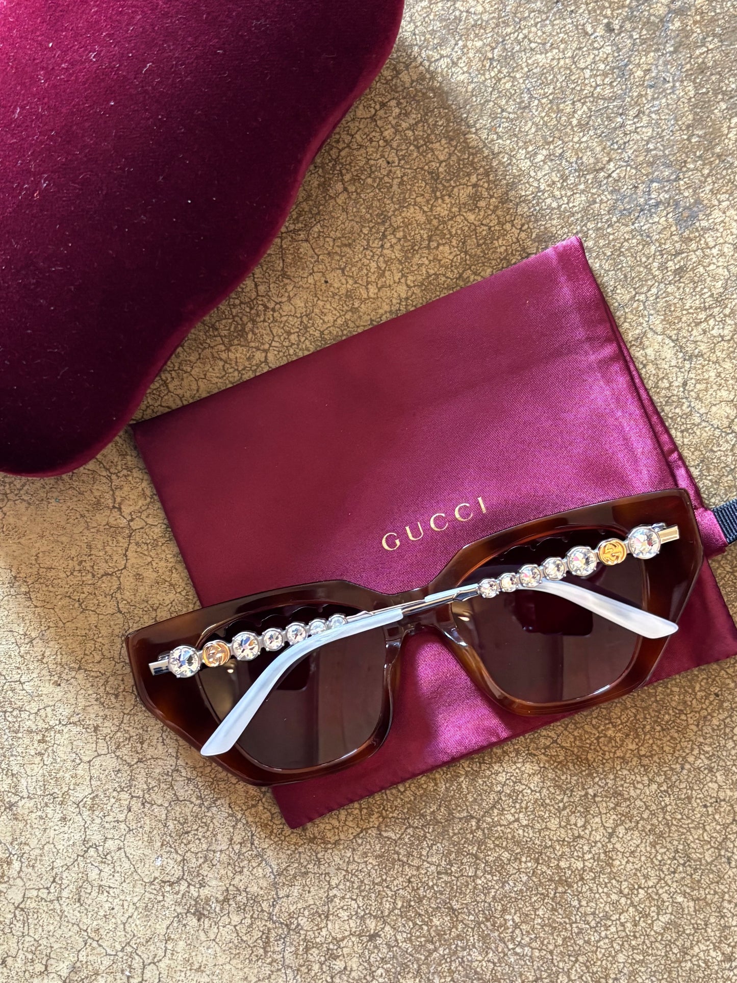 Gucci Jewel Arm Sunglasses