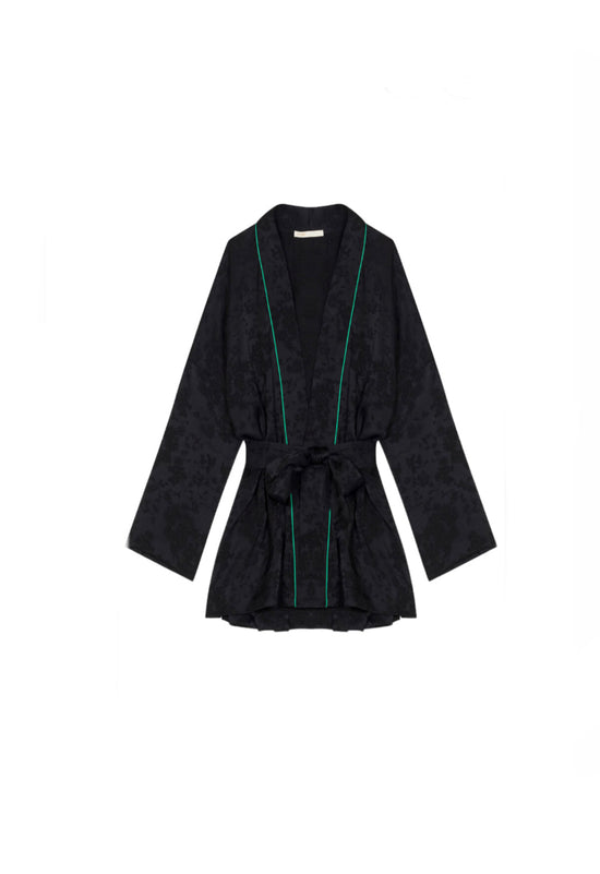Maje Satin Kimono Jacket