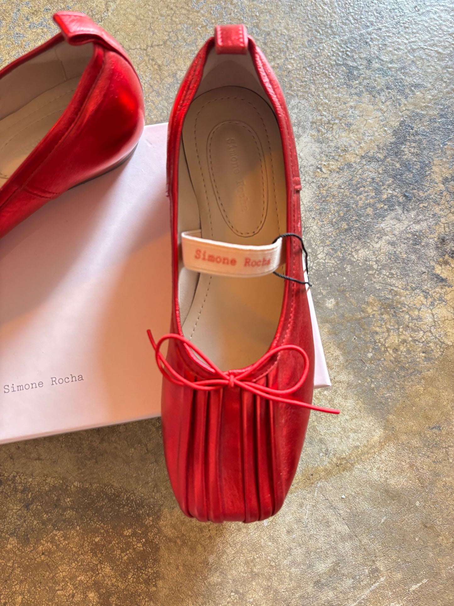 Simone Rocha Metallic Pumps