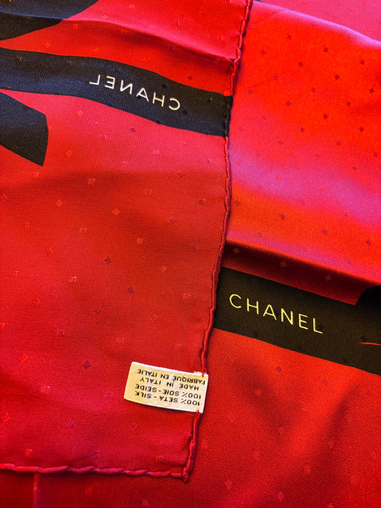 Chanel Vintage Silk Scarf