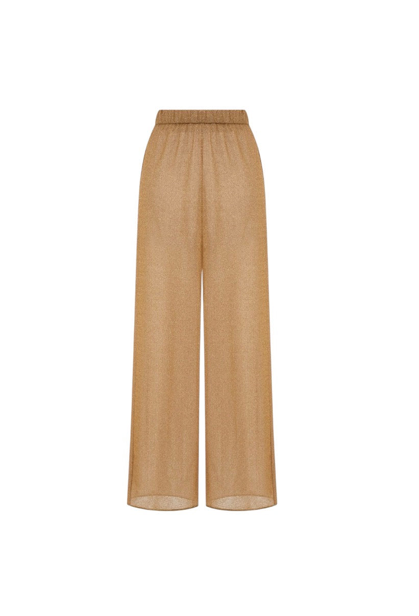 Osree Gold Lurex Trousers