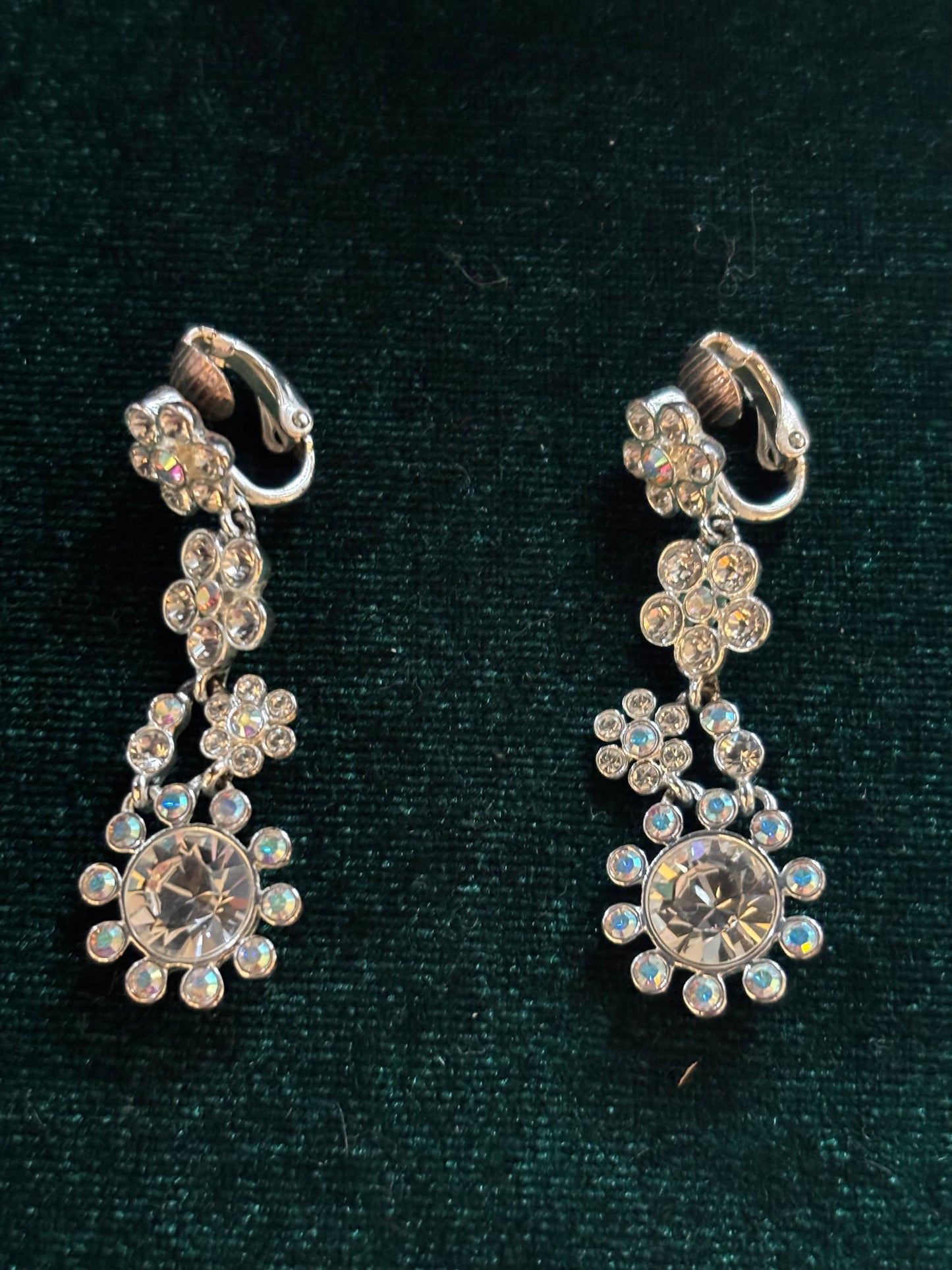 Vintage Givenchy Crystal Earrings