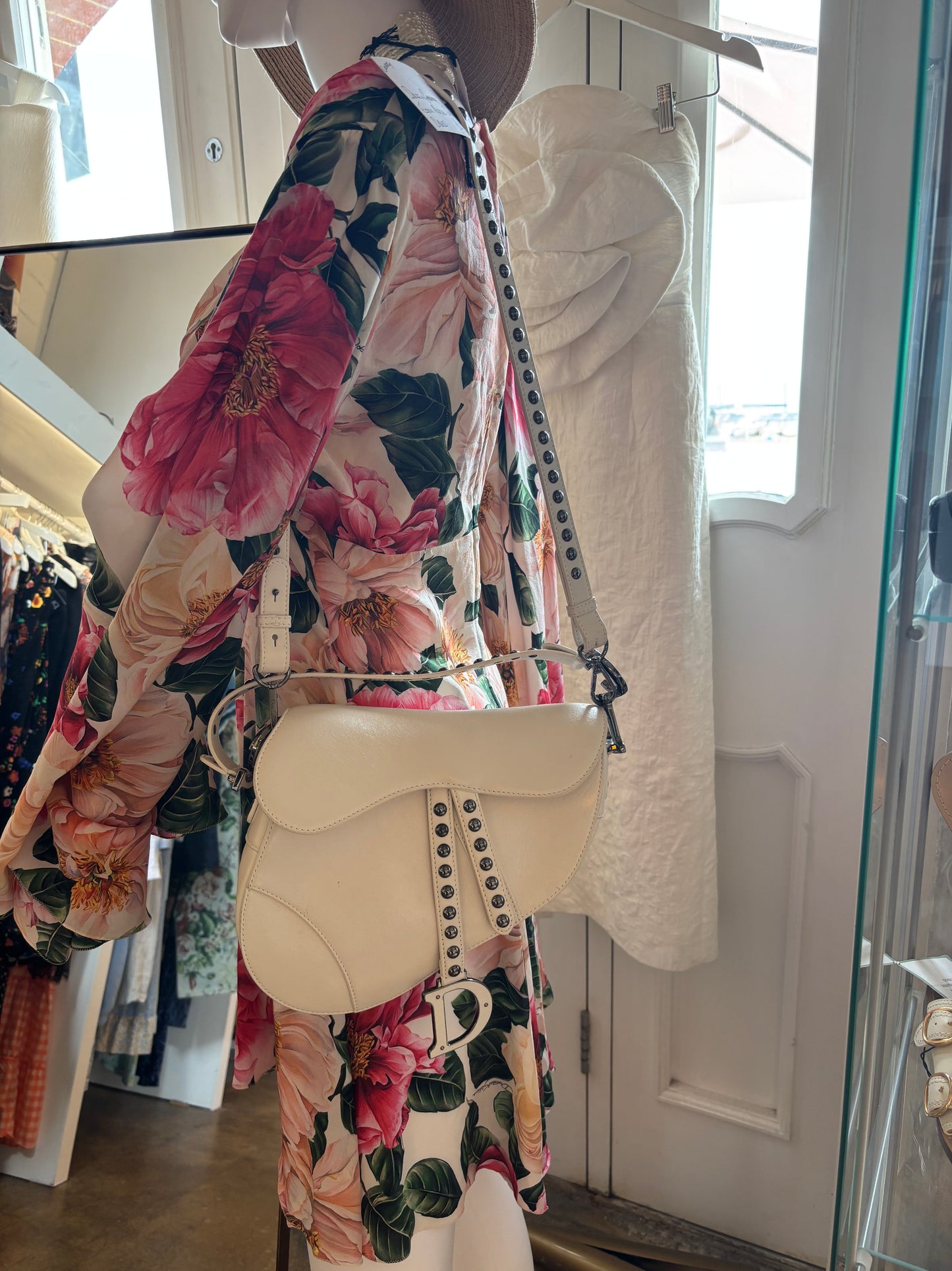 Dior 2022 Studded Saddle Bag