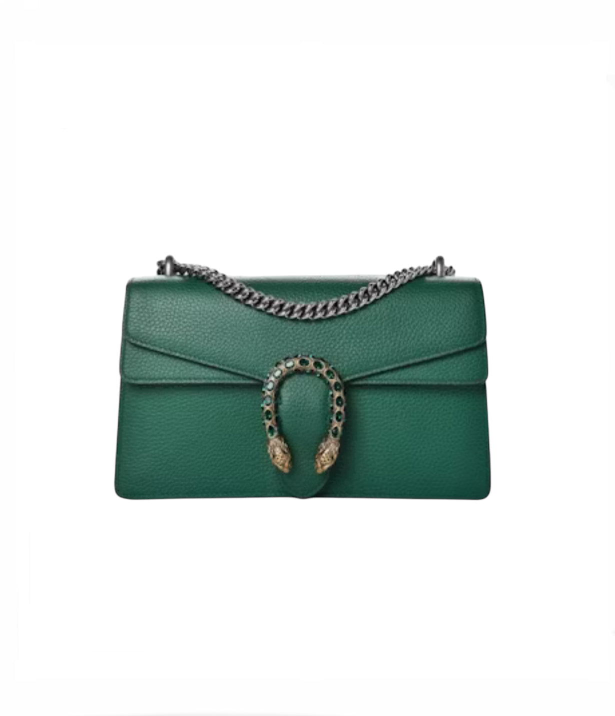 Gucci Emerald Leather Dionysus Bag